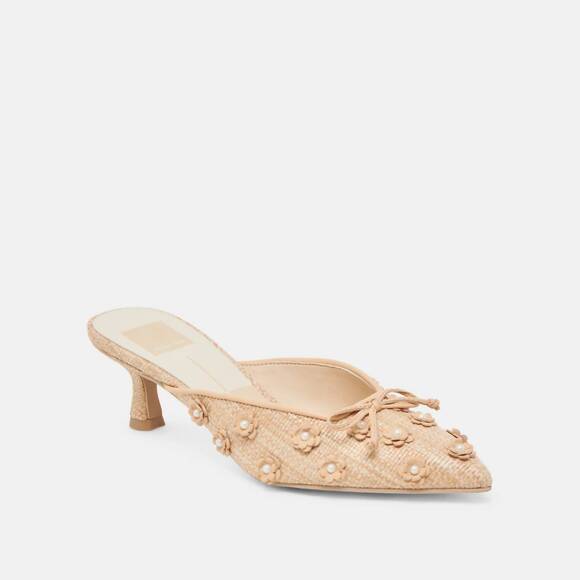 DOLCE VITA Shoes - NEW DOLCE VITA women's camilo slip on pumps in natural raffia